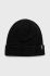 Шапка з домішкою вовни Rip Curl колір чорний з товстого трикотажу Шапка з домішкою вовни Rip Curl колір чорний з товстого трикотажу
