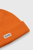 Шапка Marmot колір помаранчевий з товстого трикотажу Шапка Marmot колір помаранчевий з товстого трикотажу
