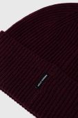 Вовняна шапка Helly Hansen колір бордовий вовна