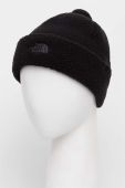Шапка The North Face Cragmont колір чорний з товстого трикотажу