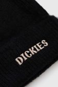 Шапка Dickies колір чорний з товстого трикотажу Шапка Dickies колір чорний з товстого трикотажу