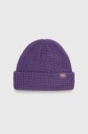 Шапка Dickies колір фіолетовий з товстого трикотажу Шапка Dickies колір фіолетовий з товстого трикотажу