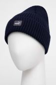 Шапка Puma колір синій з тонкого трикотажу (3550348)
