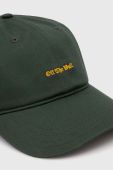 Бавовняна бейсболка Vans колір зелений з аплікацією (3419566) Бавовняна бейсболка Vans колір зелений з аплікацією (3419566)