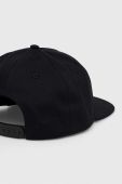 Бавовняна бейсболка Vans колір чорний з аплікацією (3419564) Бавовняна бейсболка Vans колір чорний з аплікацією (3419564)