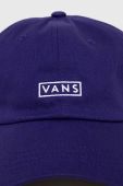 Бавовняна бейсболка Vans колір фіолетовий з аплікацією (3557809) Бавовняна бейсболка Vans колір фіолетовий з аплікацією (3557809)