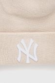 Шапка New Era колір бежевий з тонкого трикотажу NEW YORK YANKEES (3561643)