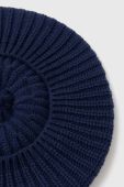 Вовняний берет United Colors of Benetton колір синій вовна (3537644)