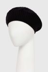 Вовняний берет United Colors of Benetton колір чорний вовна (3537646) Вовняний берет United Colors of Benetton колір чорний вовна (3537646)