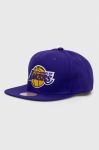Кепка Mitchell&Ness LOS ANGELES LAKERS колір фіолетовий з аплікацією Кепка Mitchell&Ness LOS ANGELES LAKERS колір фіолетовий з аплікацією