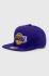 Кепка Mitchell&Ness LOS ANGELES LAKERS колір фіолетовий з аплікацією