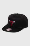 Кепка Mitchell&Ness CHICAGO BULLS колір чорний з аплікацією Кепка Mitchell&Ness CHICAGO BULLS колір чорний з аплікацією