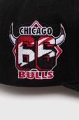 Кепка Mitchell&Ness CHICAGO BULLS колір чорний з аплікацією Кепка Mitchell&Ness CHICAGO BULLS колір чорний з аплікацією
