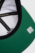Бавовняна бейсболка Mitchell&Ness MILWAUKEE BUCKS колір білий візерунок