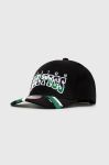 Бавовняна бейсболка Mitchell&Ness BOSTON CELTICS колір чорний візерунок Бавовняна бейсболка Mitchell&Ness BOSTON CELTICS колір чорний візерунок