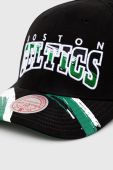 Бавовняна бейсболка Mitchell&Ness BOSTON CELTICS колір чорний візерунок Бавовняна бейсболка Mitchell&Ness BOSTON CELTICS колір чорний візерунок