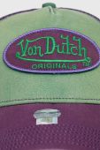 Кепка Von Dutch колір зелений візерунок Кепка Von Dutch колір зелений візерунок