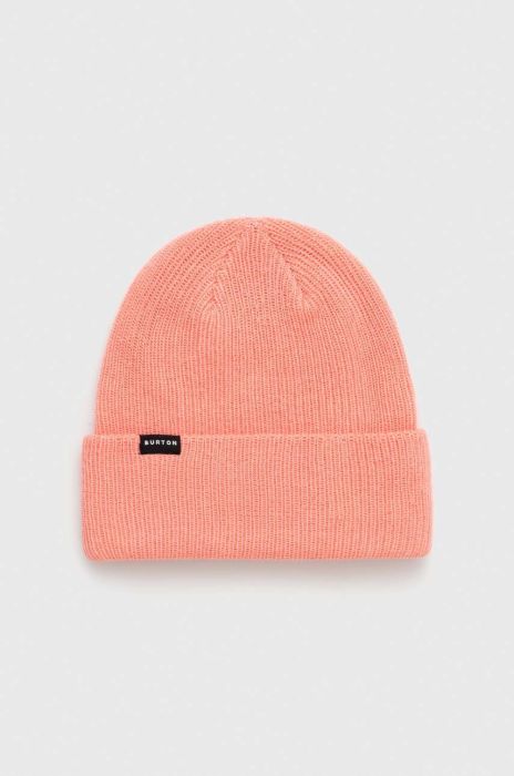Шапка Burton Recycled All Day Long колір рожевий з товстого трикотажу Шапка Burton Recycled All Day Long колір рожевий з товстого трикотажу