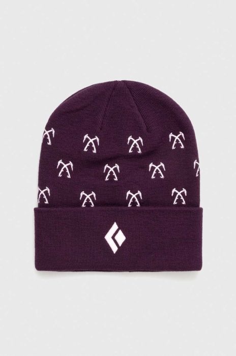 Шапка Black Diamond колір фіолетовий
