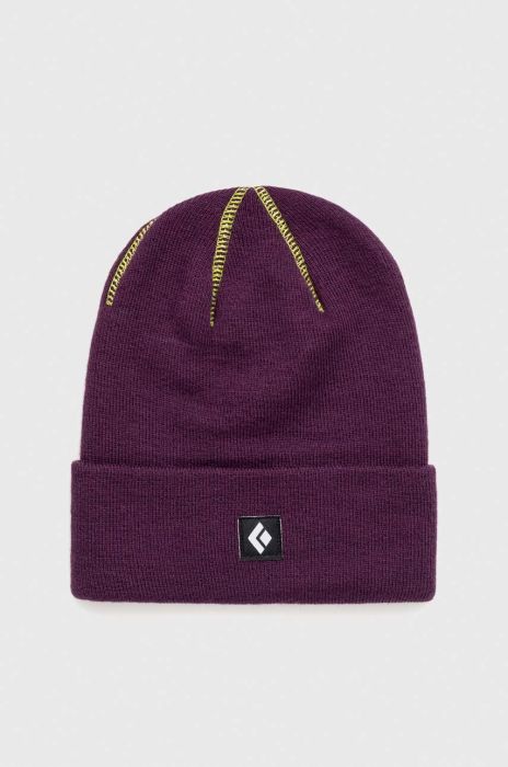Шапка Black Diamond колір фіолетовий з тонкого трикотажу Шапка Black Diamond колір фіолетовий з тонкого трикотажу
