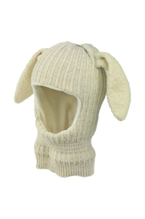 Дитяча балаклава Jamiks GANGA колір бежевий Дитяча балаклава Jamiks GANGA колір бежевий