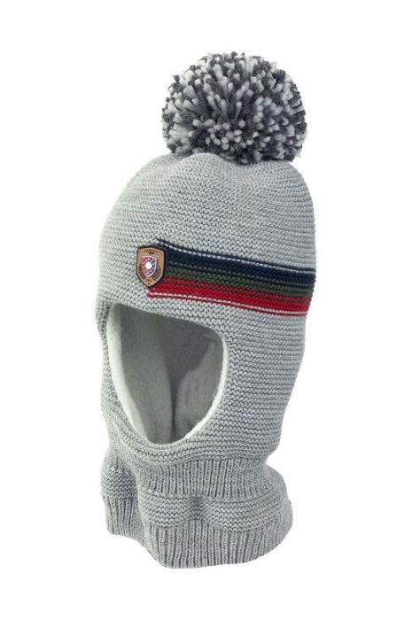 Дитяча балаклава Jamiks колір сірий Дитяча балаклава Jamiks колір сірий