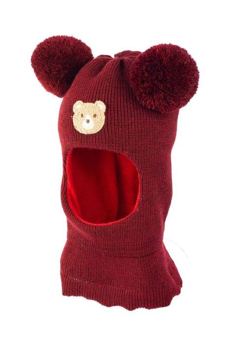 Дитяча балаклава Jamiks SOCORRO колір червоний Дитяча балаклава Jamiks SOCORRO колір червоний