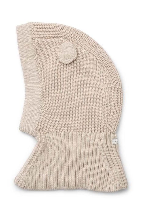 Дитяча балаклава Liewood колір бежевий Дитяча балаклава Liewood колір бежевий
