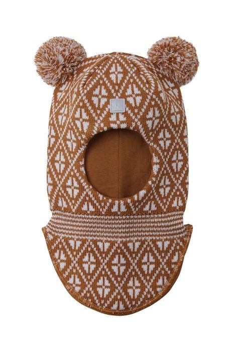 Дитяча балаклава Reima Kuuraan колір коричневий Дитяча балаклава Reima Kuuraan колір коричневий