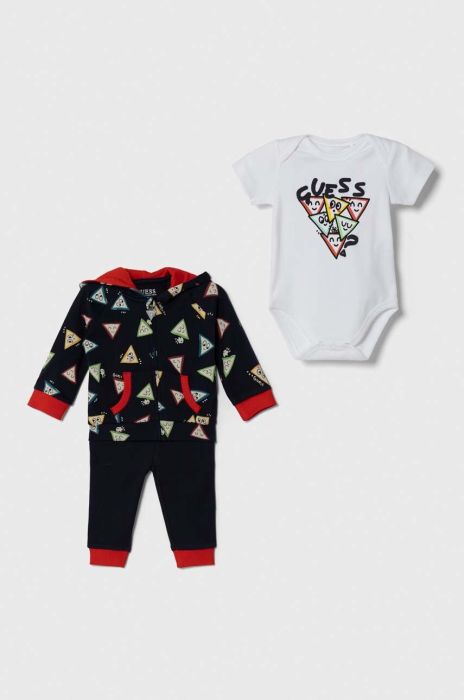 Дитячий бавовняний комплект Guess колір червоний (3403634) Дитячий бавовняний комплект Guess колір червоний (3403634)