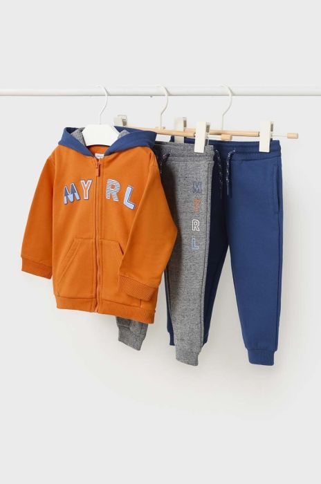 Cпортивний костюм для немовлят Mayoral колір помаранчевий (3428777) Cпортивний костюм для немовлят Mayoral колір помаранчевий (3428777)