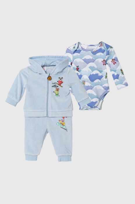 Комплект для немовлят Guess колір блакитний (3571099) Комплект для немовлят Guess колір блакитний (3571099)
