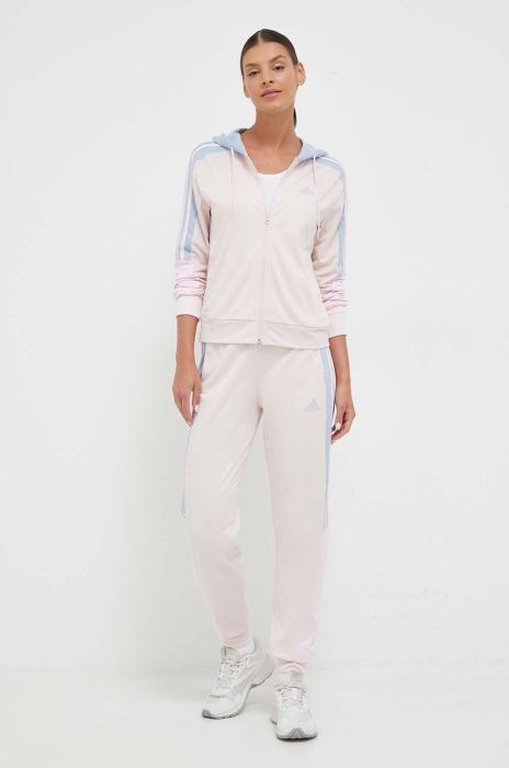 Спортивний костюм adidas жіночий колір рожевий (3503818)