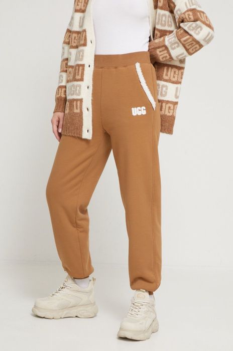 Спортивні штани UGG колір коричневий однотонні (3601881) Спортивні штани UGG колір коричневий однотонні (3601881)