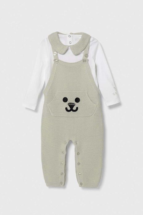 Комплект для немовлят Guess колір зелений (3362789) Комплект для немовлят Guess колір зелений (3362789)