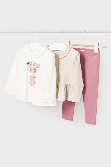 Комплект для немовлят Mayoral колір рожевий (3428950) Комплект для немовлят Mayoral колір рожевий (3428950)