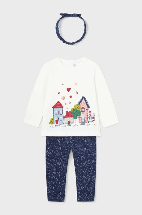 Комплект для немовлят Mayoral колір синій (3429018) Комплект для немовлят Mayoral колір синій (3429018)