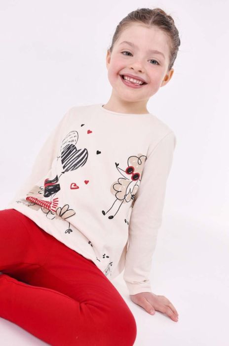 Дитячий бавовняний комплект Mayoral колір червоний (3408621) Дитячий бавовняний комплект Mayoral колір червоний (3408621)