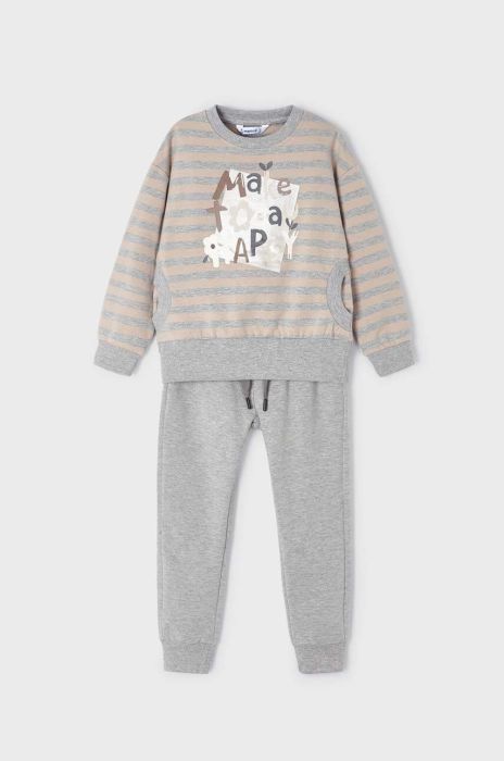 Дитячий спортивний костюм Mayoral колір сірий (3408702) Дитячий спортивний костюм Mayoral колір сірий (3408702)