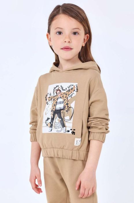 Дитячий спортивний костюм Mayoral колір бежевий (3408709) Дитячий спортивний костюм Mayoral колір бежевий (3408709)