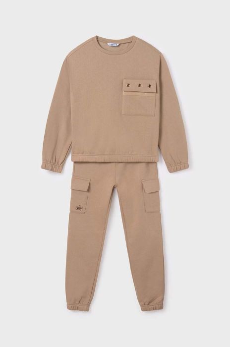 Дитячий спортивний костюм Mayoral колір бежевий (3408852) Дитячий спортивний костюм Mayoral колір бежевий (3408852)