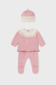 Дитячий бавовняний комплект Mayoral Newborn Gift box колір рожевий Дитячий бавовняний комплект Mayoral Newborn Gift box колір рожевий