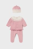 Дитячий бавовняний комплект Mayoral Newborn Gift box колір рожевий Дитячий бавовняний комплект Mayoral Newborn Gift box колір рожевий