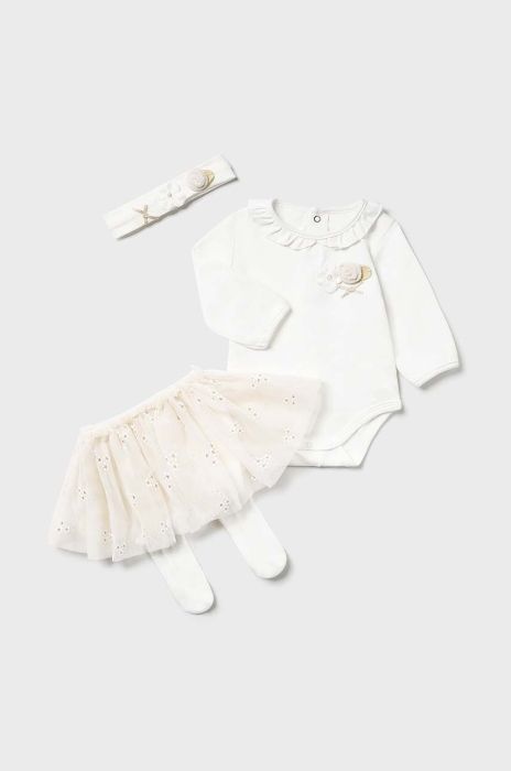 Комплект для немовлят Mayoral Newborn колір бежевий (3477181) Комплект для немовлят Mayoral Newborn колір бежевий (3477181)