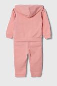 Дитячий бавовняний спортивний костюм United Colors of Benetton колір рожевий (3415353)