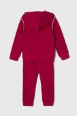 Дитячий бавовняний спортивний костюм United Colors of Benetton колір рожевий (3415347)