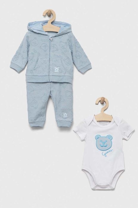 Комплект для немовлят Guess колір блакитний (3322038) Комплект для немовлят Guess колір блакитний (3322038)