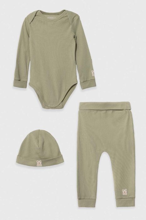 Комплект для немовлят Guess колір зелений (3369362) Комплект для немовлят Guess колір зелений (3369362)