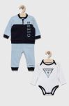 Дитячий бавовняний комплект Guess колір блакитний (3329885) Дитячий бавовняний комплект Guess колір блакитний (3329885)