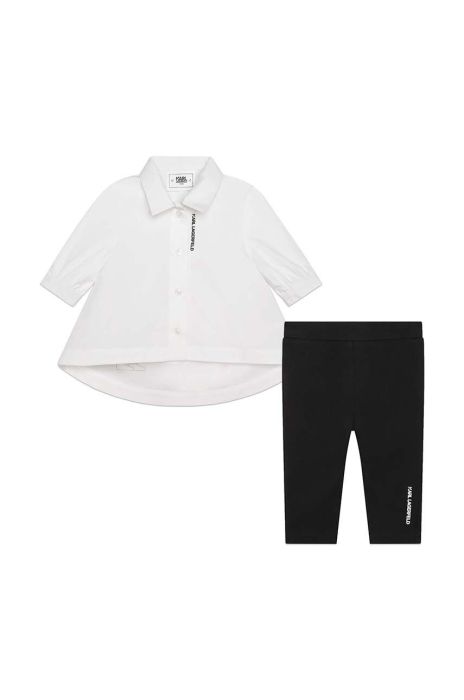Дитячий бавовняний комплект Karl Lagerfeld колір чорний (3429192) Дитячий бавовняний комплект Karl Lagerfeld колір чорний (3429192)